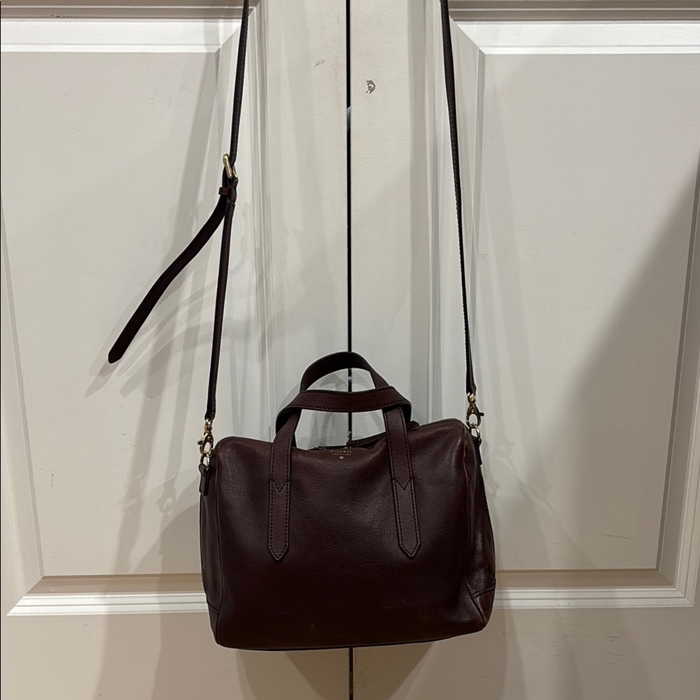 Fossil Leather Crossbody Bag